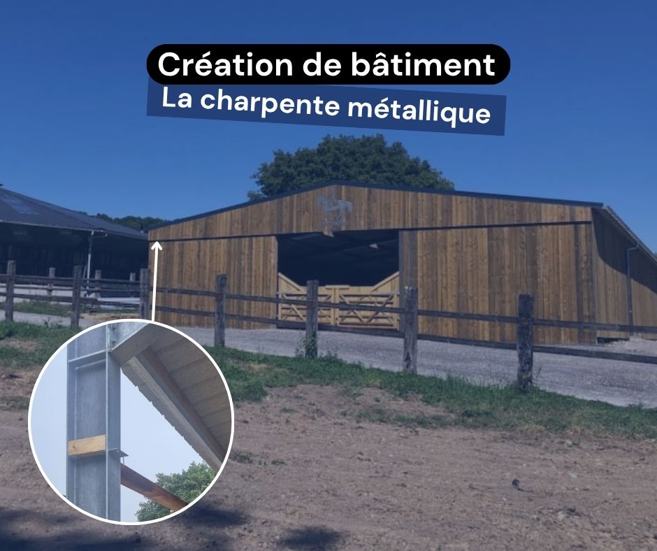 Charpentes métalliques pastille d'article