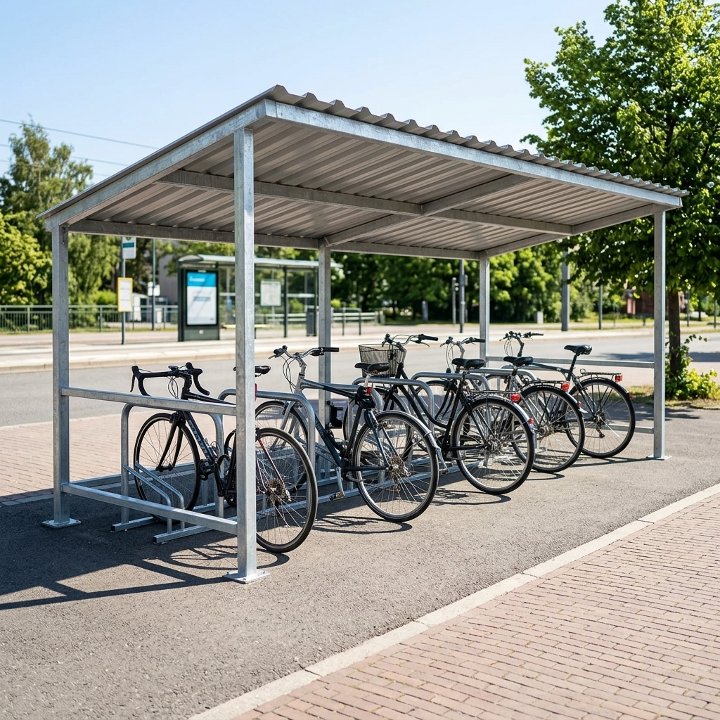Abri à vélo en métal - Métallerie Techni Métal