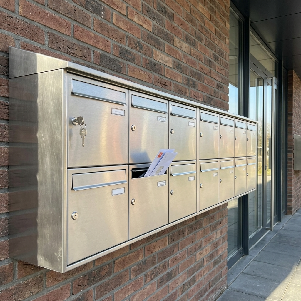 Boite aux lettres en métal sur mesure - Métallerie Techni Métal