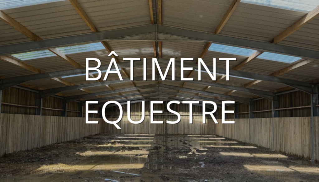 Le bâtiment métallique en kit : bâtiment équestre : barn, manège, rond de longe, marcheur
