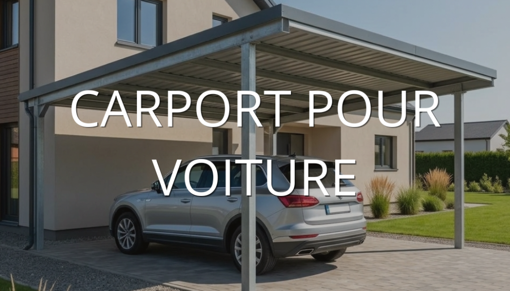 Le bâtiment métallique en kit : bâtiment équestre : Carport pour voiture
